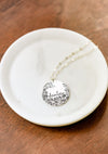 Auntie, Customizable Name Disc Necklace