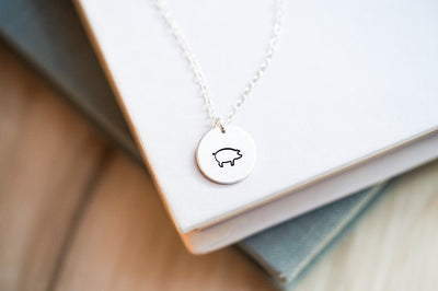 Create Your Own Disc Necklace with Initials & Symbols