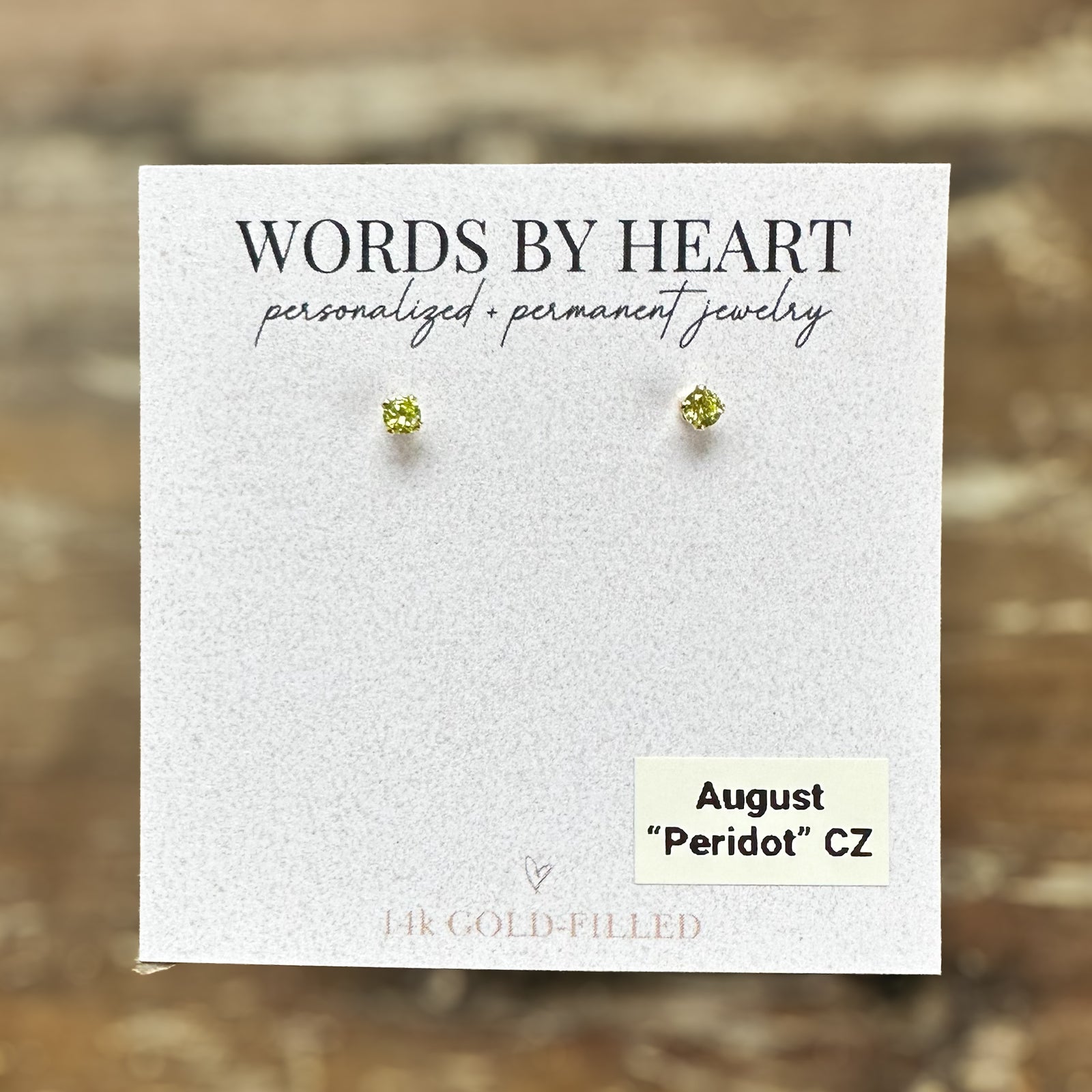 3mm “Birthstone” CZ Earrings