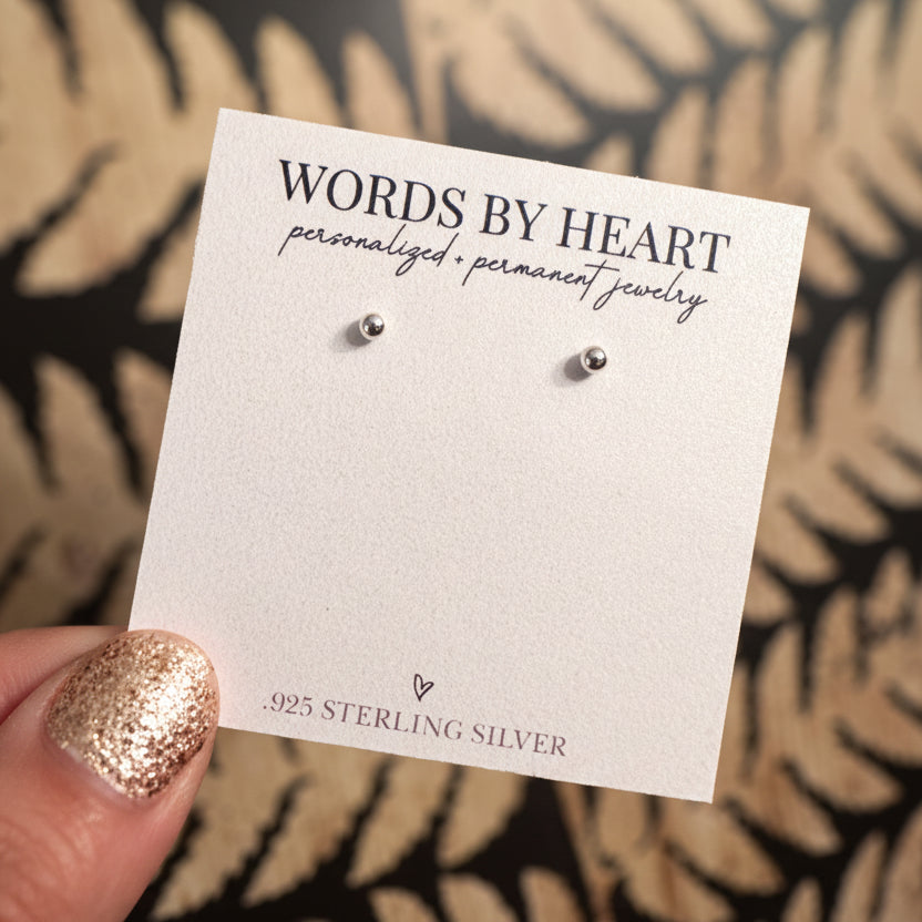 Basic Ball Stud Earrings