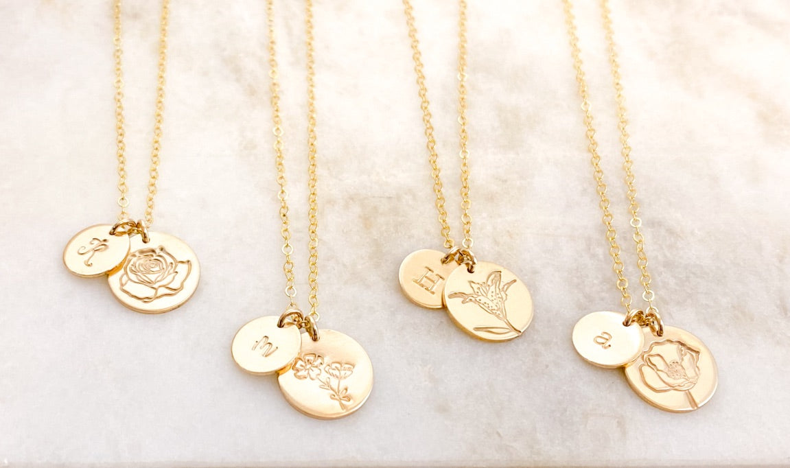 Personalized Disc Combo Necklace