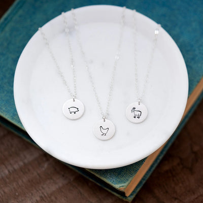 The GOAT Dainty Disc Necklace