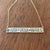 Celestial Sky Personalized Bar Necklace